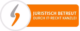 Juristisch betreut durch die IT-Recht Kanzlei
